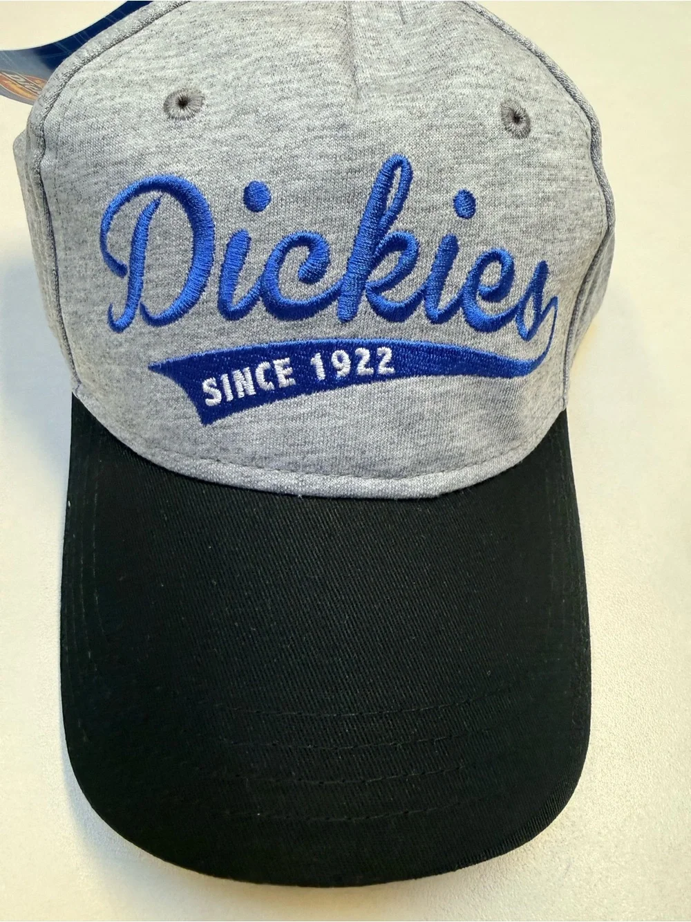 Dickies Boys Snapback Baseball Cap Gray/Black NWT Youth Size 8-12 Adjustable